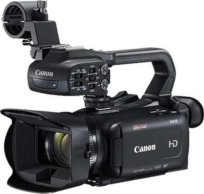 Canon XA15 Compact Full HD Camcorder - Accessory Bundle