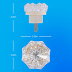 GE 11286 Jewel LED Amber Night Light 2-Pack
