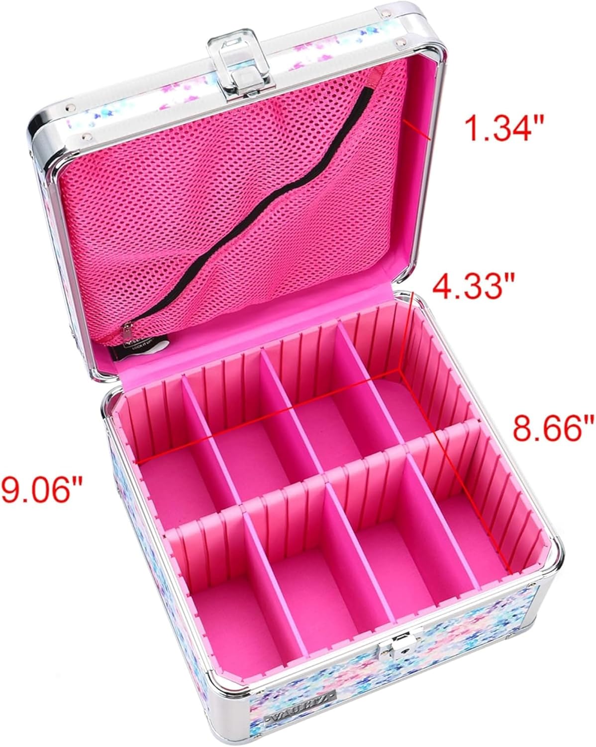 Vaultz VZ03995 Portable Safe Box Watercolor Design