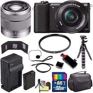 Sony ILCE5100L/B-11 Alpha a5100 Mirrorless Camera Bundle