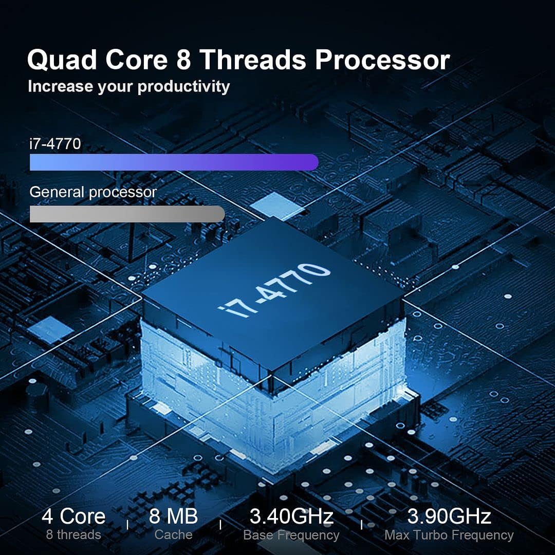 Dell Optiplex 7020 i7 Desktop 16GB 1TB SSD WiFi Renewed