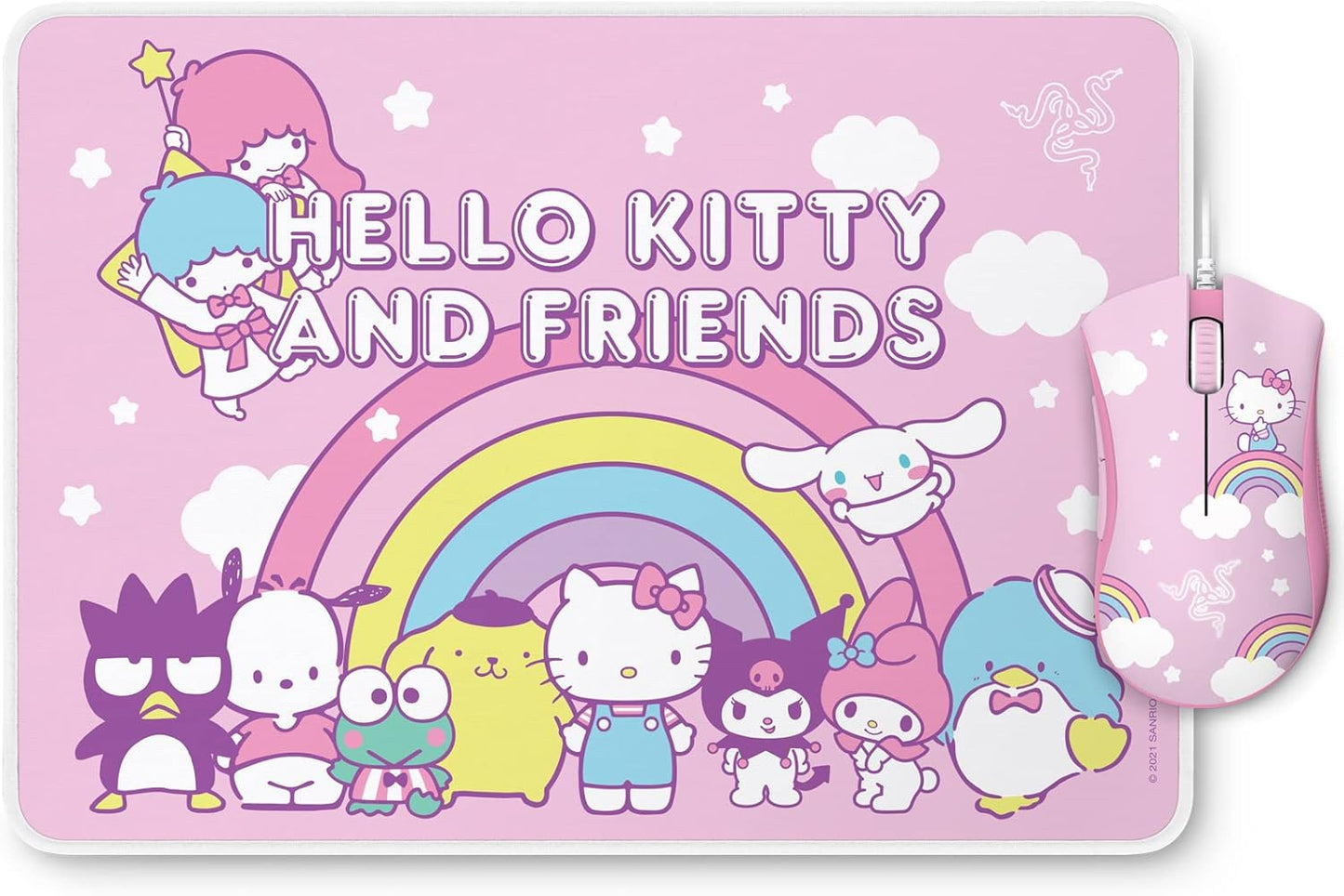 Razer RZ83-03850100-B3M1 DeathAdder & Goliathus Hello Kitty Bundle