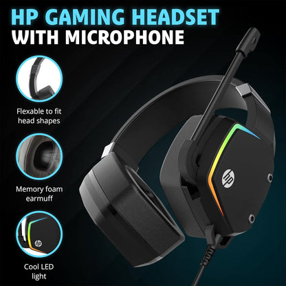 HP 2131 Wired Gaming Headset Noise Cancelling Microphone