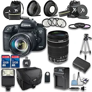 Canon AL-CAN7DMKIIBUNL18-135-032416 7D Mark II DSLR Camera Bundle