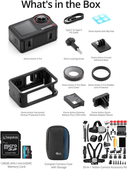 DJI Osmo Action 5 Pro Standard Combo Camera Bundle