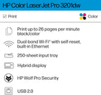 HP 3201dw Printer Color LaserJet Pro Wireless Duplex