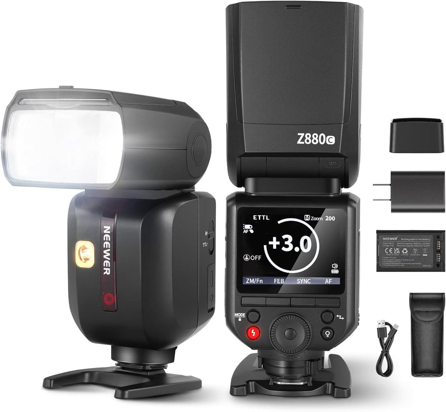 Neewer Z880-C 2.4G TTL Speedlite Camera Flash Canon