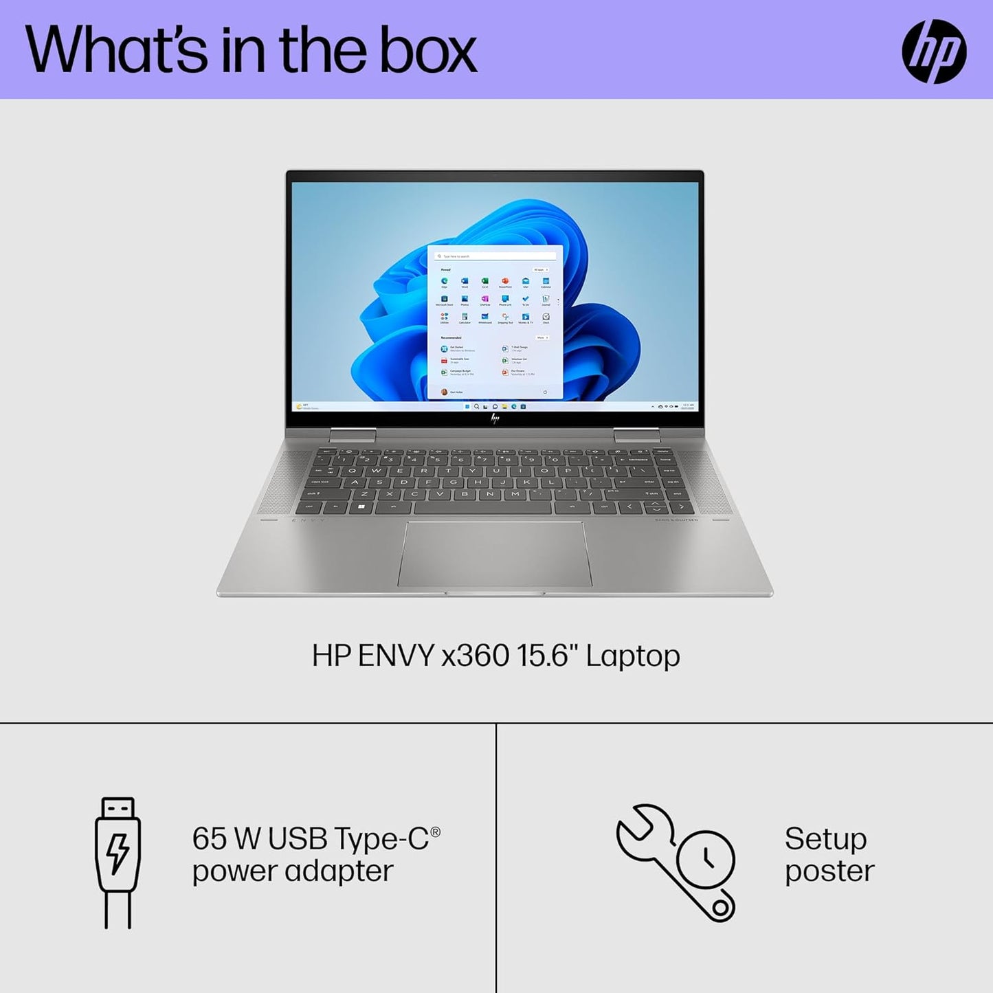 HP ENVY x360 15" Touch Laptop i7-1355U 512GB SSD