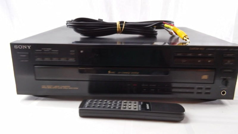 Sony 8W-49FZ-988V CDP-C445 5-Disc CD Player Renewed — main product image