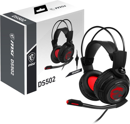 MSI DS502 Gaming Headset Virtual 7.1 Surround Sound