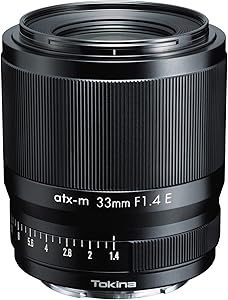 Tokina TO1-ATXM33E ATX-m 33mm F1.4 E-Mount APS-C Lens