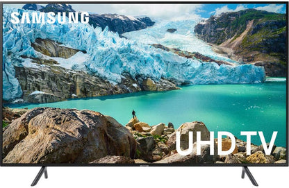 Samsung WD19 75" RU7100 4K UHD Smart TV Bundle