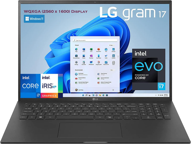 LG Gram 17 Ultra-Light i7-1195G7 Laptop — main product image