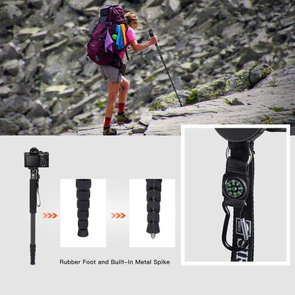 Sirui P-326 Carbon Fiber Lightweight Travel Monopod