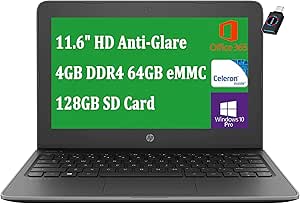 HP Stream 11 Pro G5 Celeron 11.6" HD Laptop + Extras