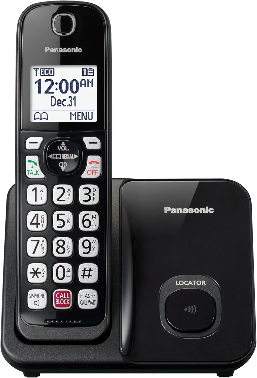 Panasonic KX-TGD810B Cordless Phone with Advanced Call Block