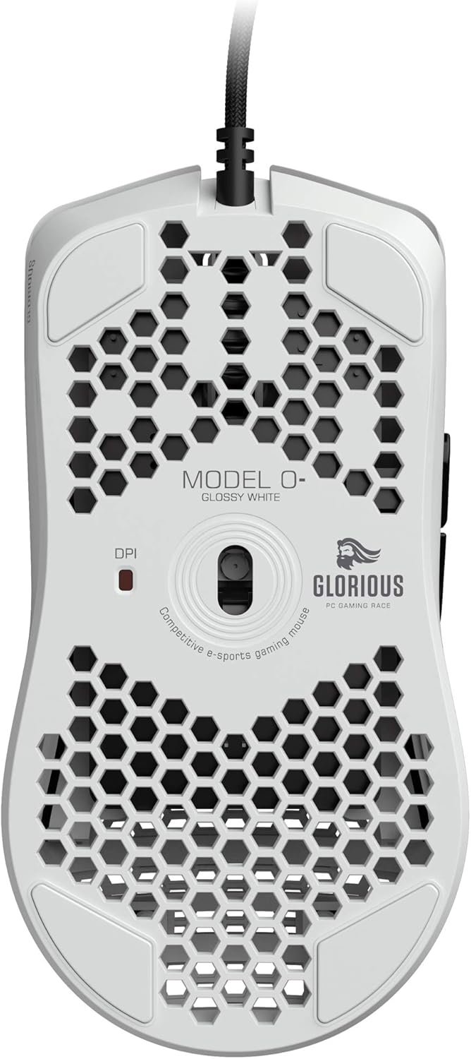 Glorious GOM-GWHITE Model O- (Minus) Ultralight Gaming Mouse