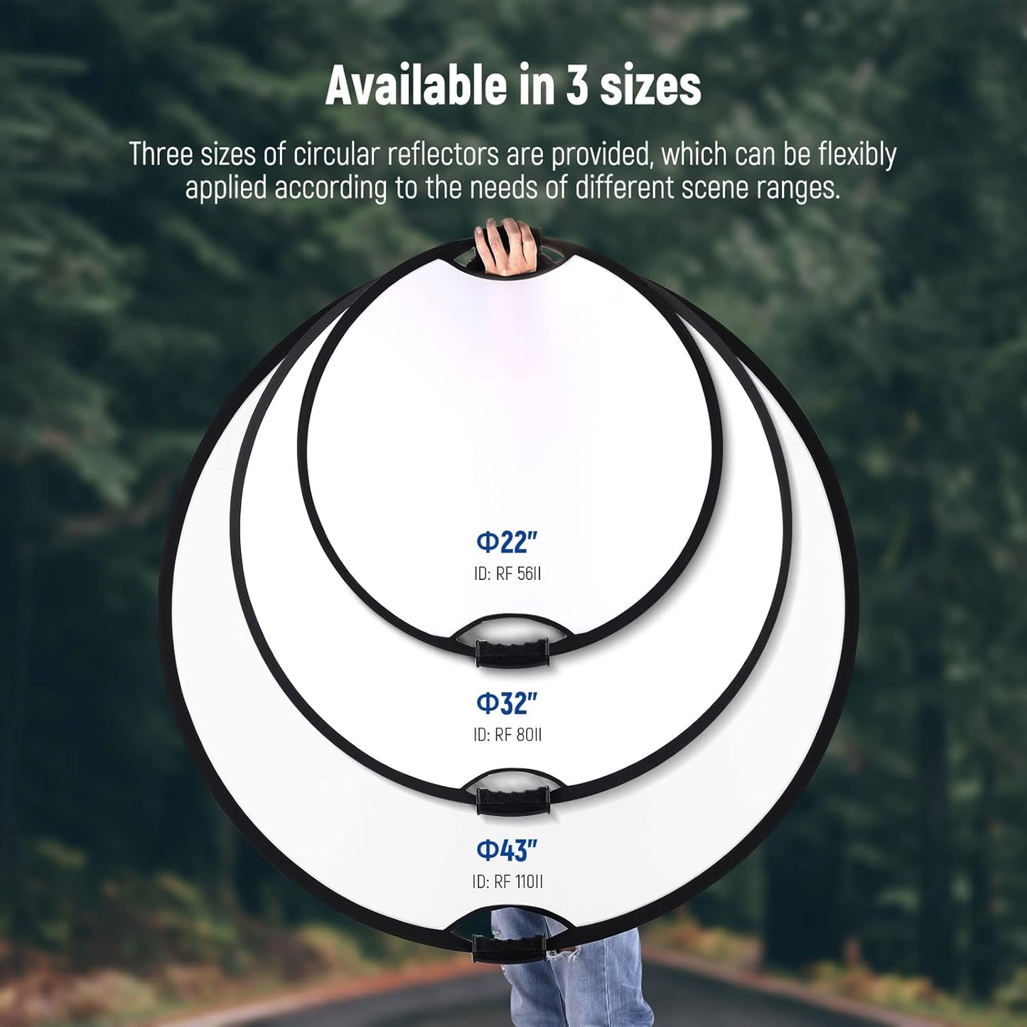 Neewer 10102089 22" 5-in-1 Collapsible Light Reflector