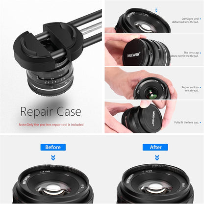 Neewer 10094973 Camera Lens Vise Repair Tool 27-130mm