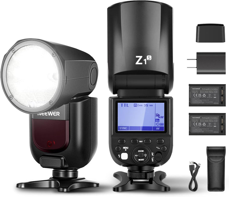 Neewer 10101954 Z1-S TTL Round Head Speedlite Flash Sony — main product image