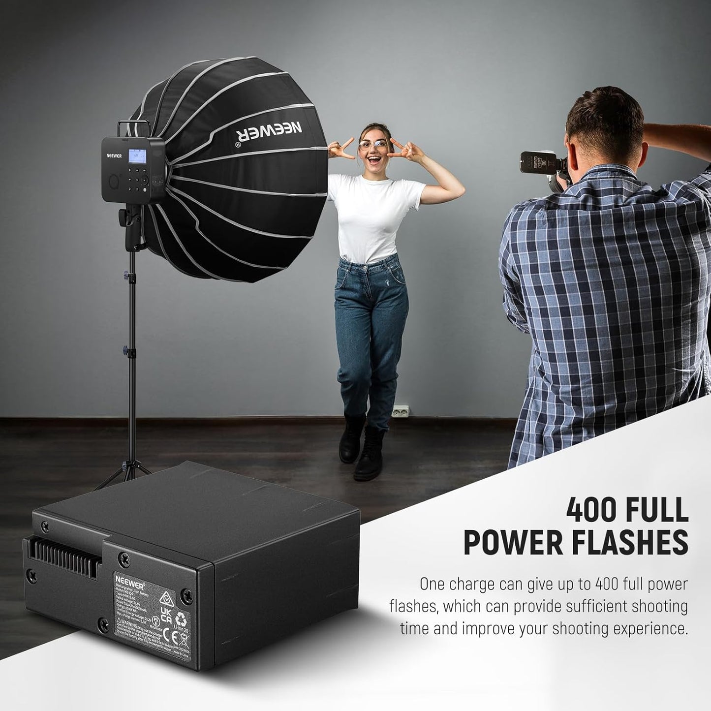 Neewer NB-Q4 Replacement Battery for Q4 Flash