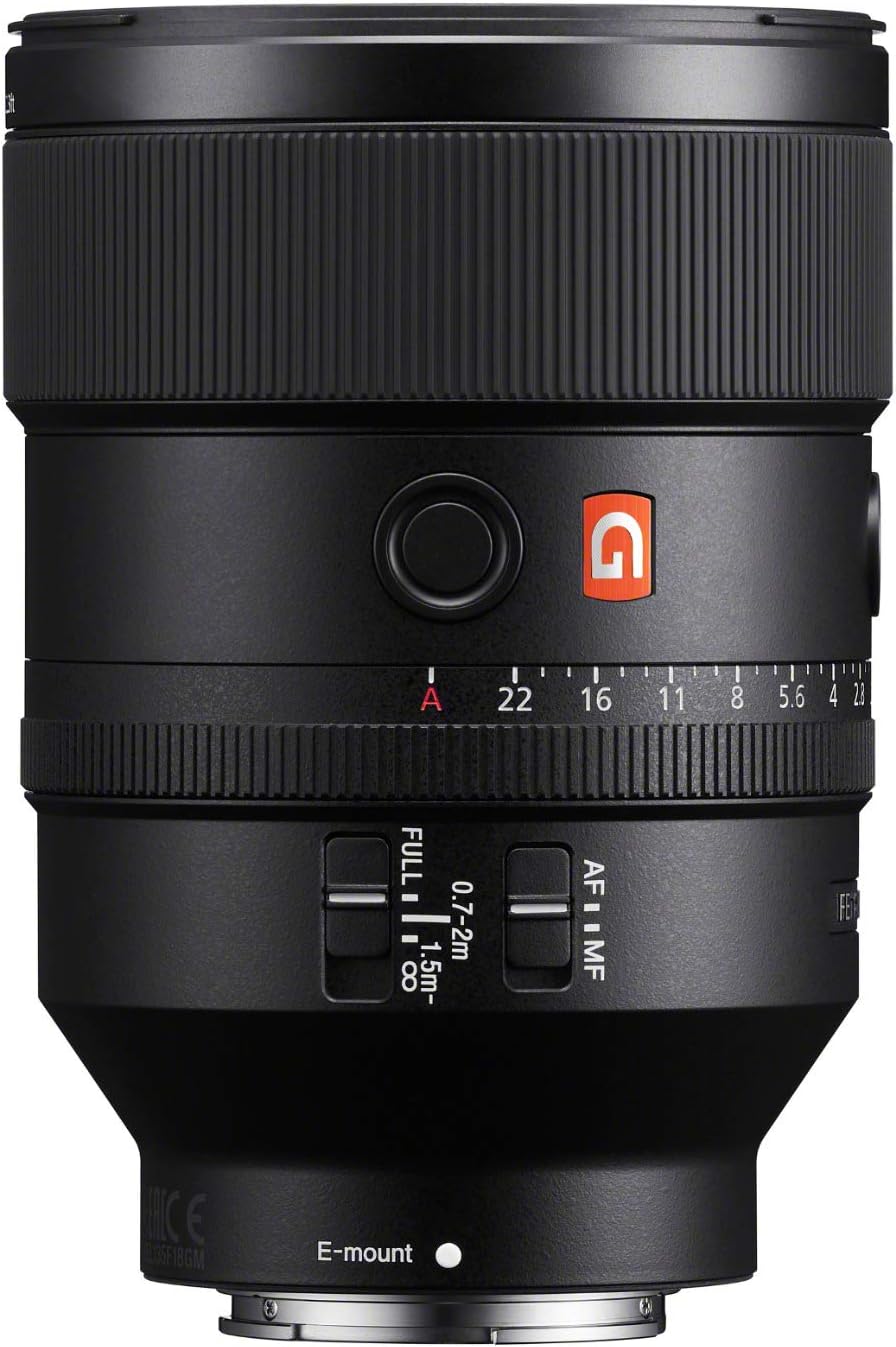 Sony SEL135F18GM FE 135mm F1.8 G Master Prime Lens