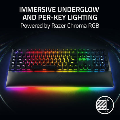 Razer RZ03-04681900 BlackWidow V4 Pro Yellow Switch Renewed Keyboard