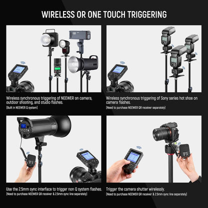 Neewer 10101984 QPRO-S TTL - Wireless Flash Trigger for Sony
