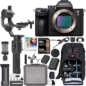 Sony E75SNILCE7M3 a7III Filmmaker's Kit - DJI Ronin-SC Gimbal Bundle