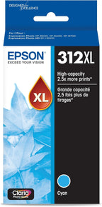 Epson T312XL220-S Claria Photo HD High Capacity Cyan Ink