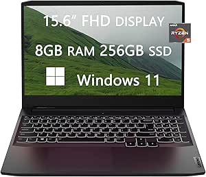 Lenovo 82K201XCUS Ideapad Gaming 3 Ryzen 5 RTX 3050 Ti Laptop