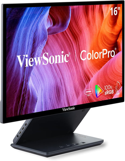 ViewSonic VP1656 15.6 Inch Portable Monitor IPS USB-C