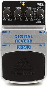 Behringer DR600 Digital Stereo Reverb Pedal — main product image
