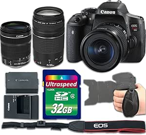 Canon CT-CANT6IKIT18-135-75-300-092616 EOS Rebel T6i DSLR Bundle
