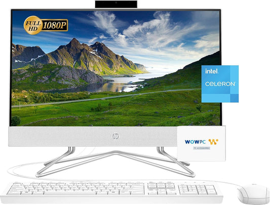 HP ALL IN ONE 21.5" FHD Desktop Celeron J4025 16GB RAM