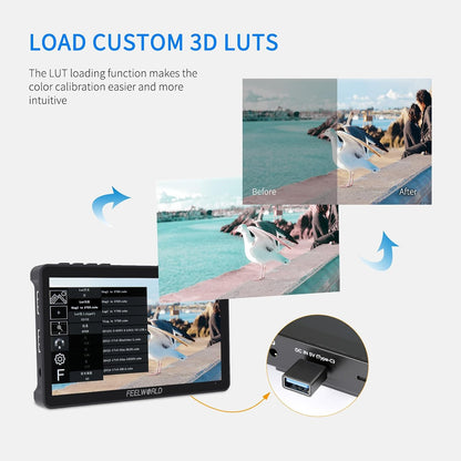 FEELWORLD F5 Pro V4 6" Touch Screen 4K HDMI Camera Monitor