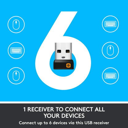 Logitech 910-002332-cr Wireless Mouse M325 Silver (Renewed)