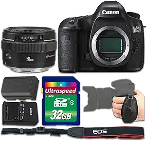 Canon CT-CAN5DSKIT501.4-092616 EOS 5DS DSLR 50mm Lens Bundle