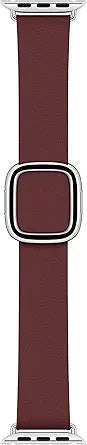 Apple Modern Buckle Watch Band (40mm) - Garnet - Small
