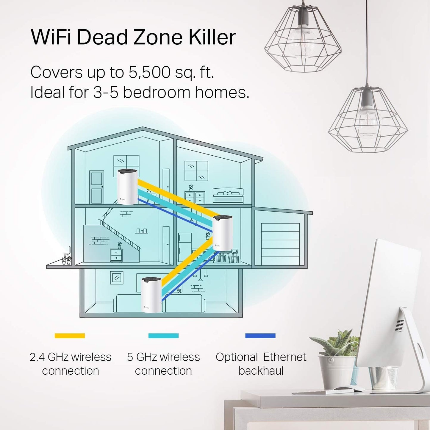TP-Link Deco S4(3-Pack) Mesh WiFi System Renewed