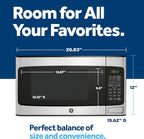 GE GCST11N1WSS 1.1 Cu. Ft. Countertop Microwave - Stainless Steel