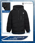 Spyder Boys' Puffer Jacket Water Resistant Winter Coat