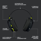 Logitech 097855168252 G435 Lightspeed Gaming Headset Renewed