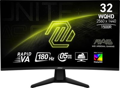 MSI MAG 32CQ6F 31.5-inch QHD 180Hz Gaming Monitor