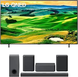 LG E81LG75QNED80UQA 75" QNED Mini-LED TV Bundle