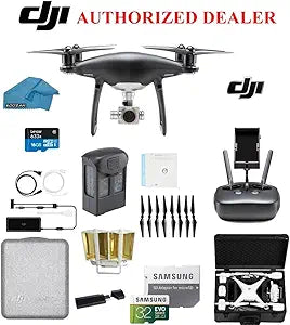 DJI Phantom 4 PRO Obsidian Black 4K Drone Kit Accessories — main product image