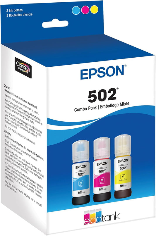 Epson T502520-S 502 EcoTank Ink Color Combo Pack