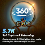 Insta360 CINSAAQ/B-SF X3 5.7K 360° Action Camera Kit