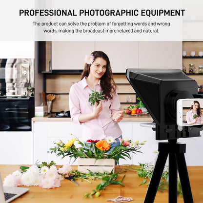 GVM Teleprompter Portable with iOS/Android APP & Remote