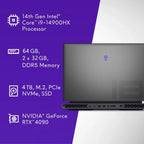 Dell Alienware m18 R2 RTX 4090 Gaming Laptop: i9, 64GB, 4TB SSD